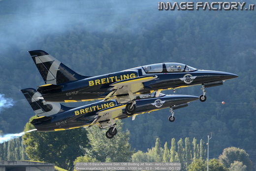 2017-09-16 Base Aerienne Sion 1296 Breitling Jet Team - Aero L-39 Albatros
